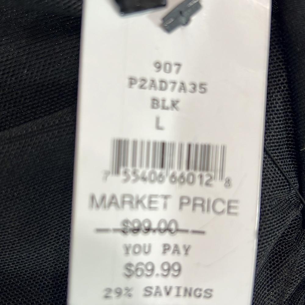 DKNY Women’s Black Any Occasion Even Prom Dress Sleeveless MIDI Size L, NWT - Picture 6 of 6